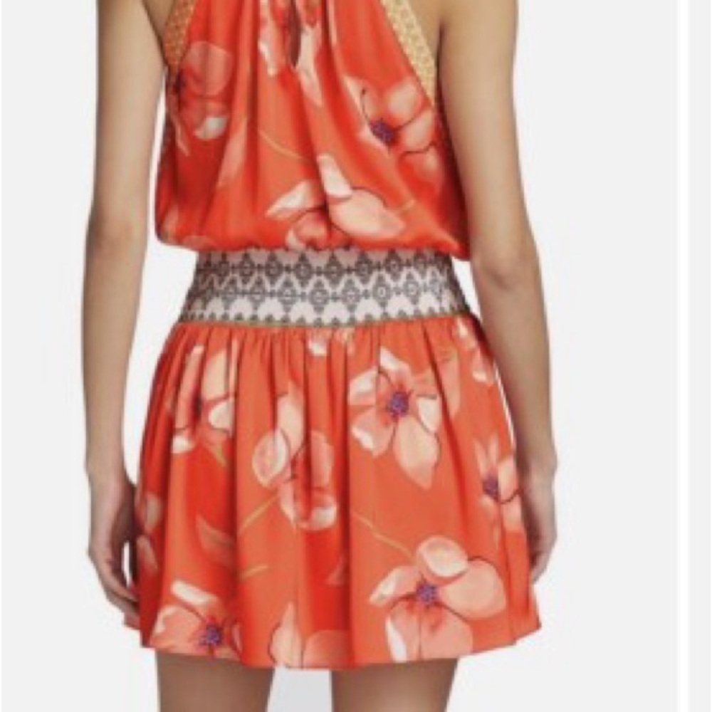 Ramy Brook Rafi Floral Halter Mini Dress NWTS - Picture 14 of 14